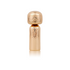 Glänzende Kokeshi-Figur in Roségold im Stil von Karl Lagerfeld