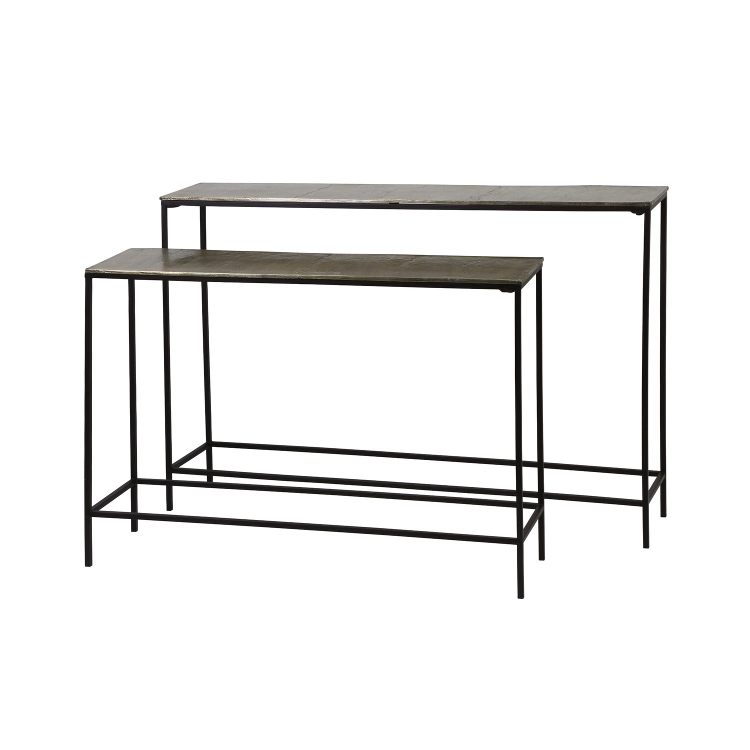 Console table HARTSVILLE set of 2 black