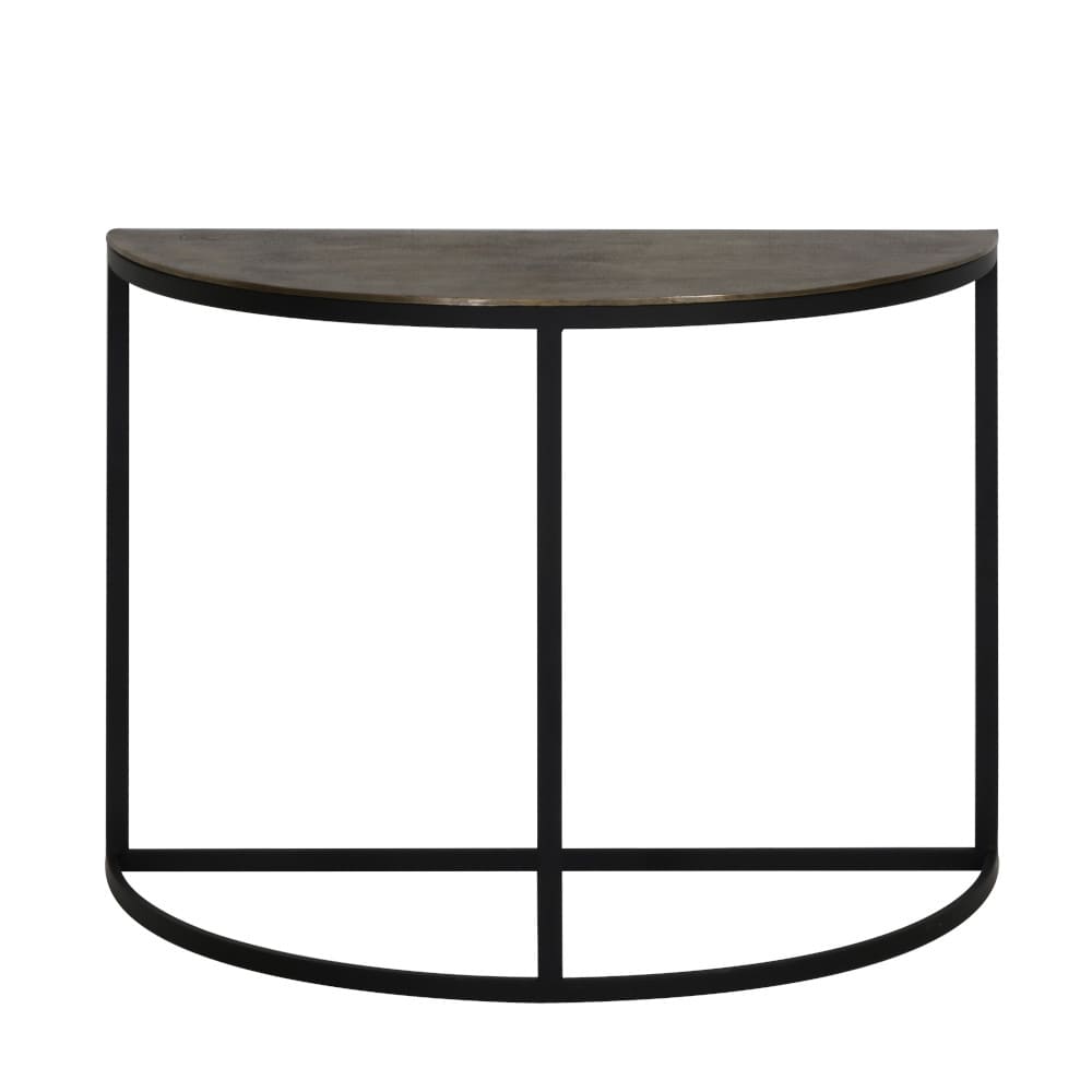 Konsolentisch PETO bronze schwarz 100x42x76cm