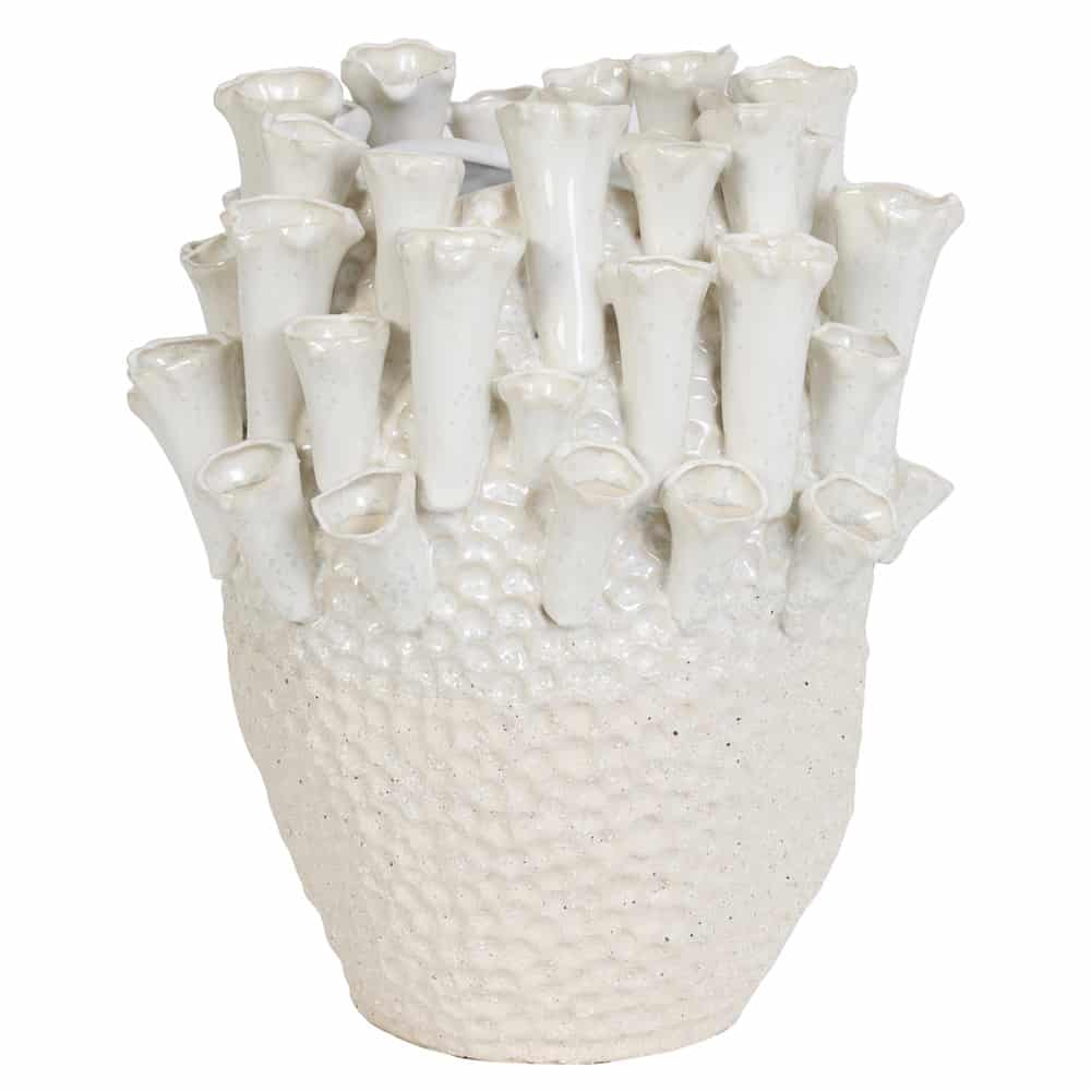 Vase KYRAL perliger Schimmer/ 27,5x27,5cm