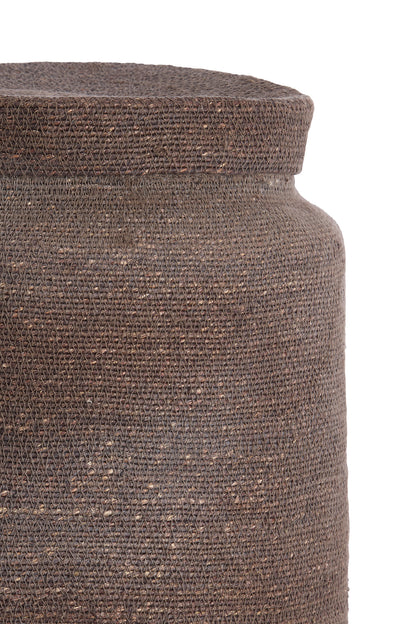 Korb BETANIA 2er-Set Ø 25 × 32,5 cm &amp; Ø 33 × 38 cm von Light &amp; Living in Dukelbraun-Braun