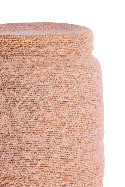 Korb BETANIA 2er-Set Ø 25 × 32,5 cm &amp; Ø 33 × 38 cm von Light &amp; Living in Hellrosa-Rosa