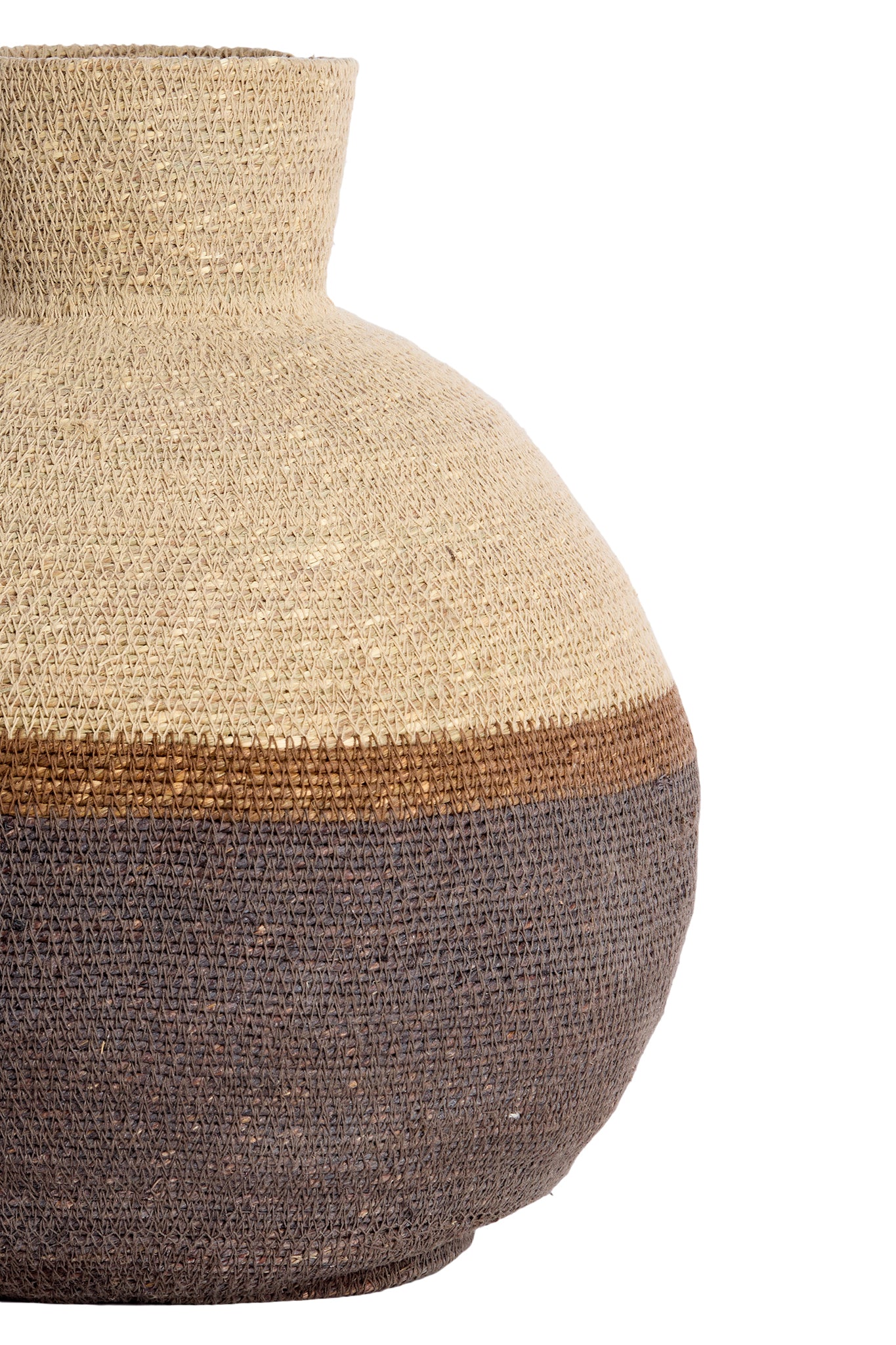 Korb BISIRA Ø 32 x 37,5 cm von Light &amp; Living in Rosa oder Braun