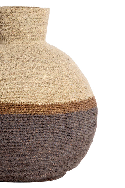 Korb BISIRA Ø 32 x 37,5 cm von Light &amp; Living in Rosa oder Braun