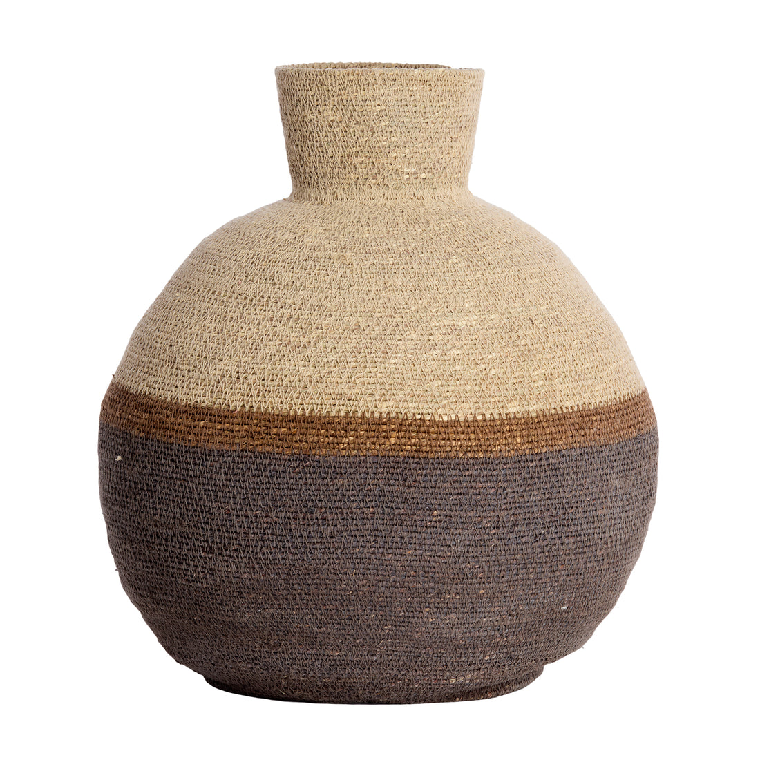 Korb BISIRA Ø 32 x 37,5 cm von Light &amp; Living in Rosa oder Braun