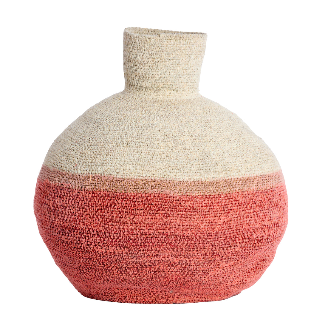 Korb BISIRA Ø 32 x 37,5 cm von Light & Living in Rosa oder Braun