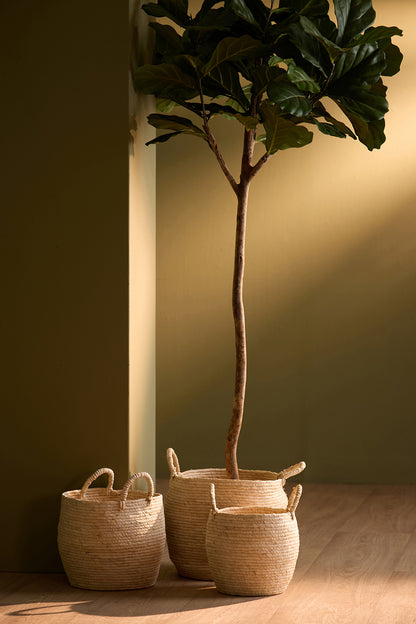 Korb KILBAHA 3er-Set - Ø23x23 / Ø29x26 / Ø33x30 cm von Light &amp; Living