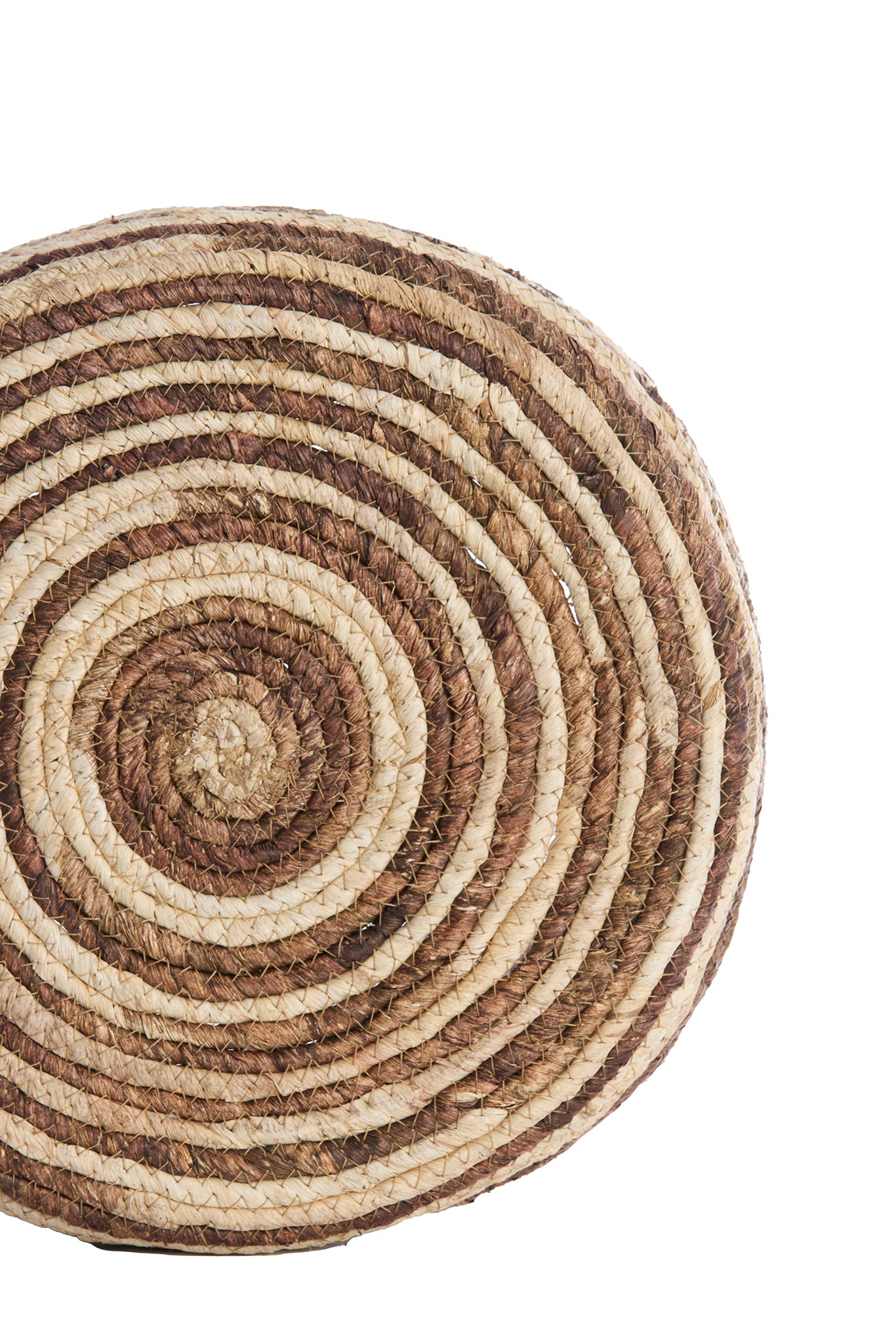 Korb KILRUSH 3er-Set mit Deckel – max. Ø 34 × 36 cm von Light &amp; Living in Braun-creme