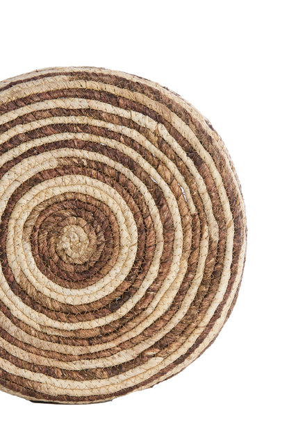 Korb KILRUSH 3er-Set mit Deckel – max. Ø 34 × 36 cm von Light &amp; Living in Braun-creme