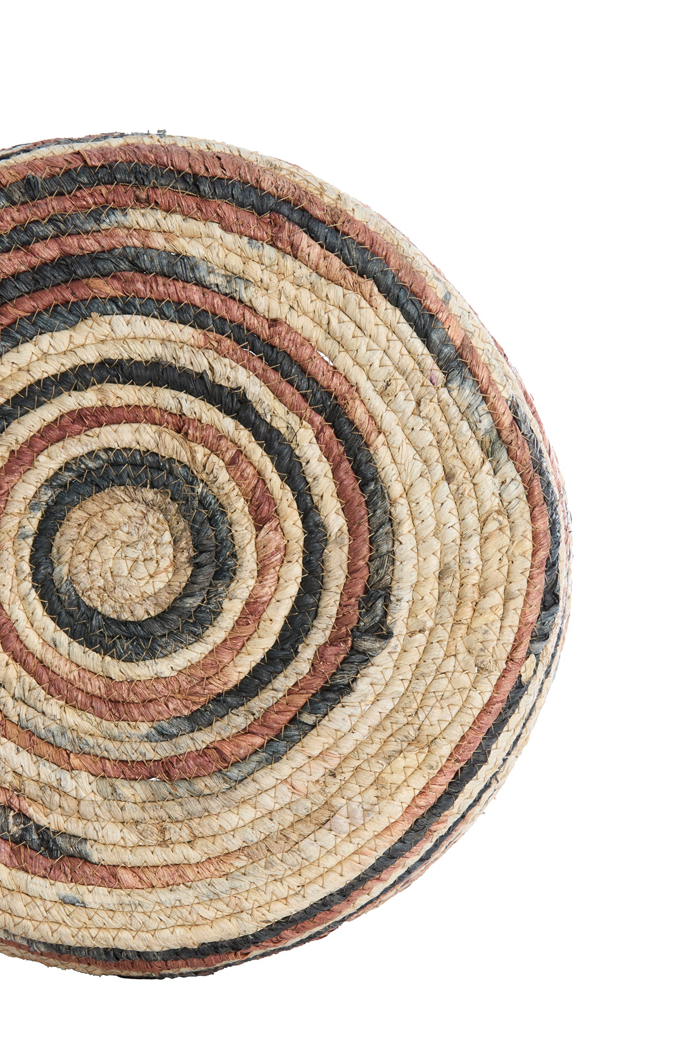 Korb KILRUSH 3er-Set mit Deckel – max. Ø 34 × 36 cm von Light &amp; Living in Braun-creme-schwarz