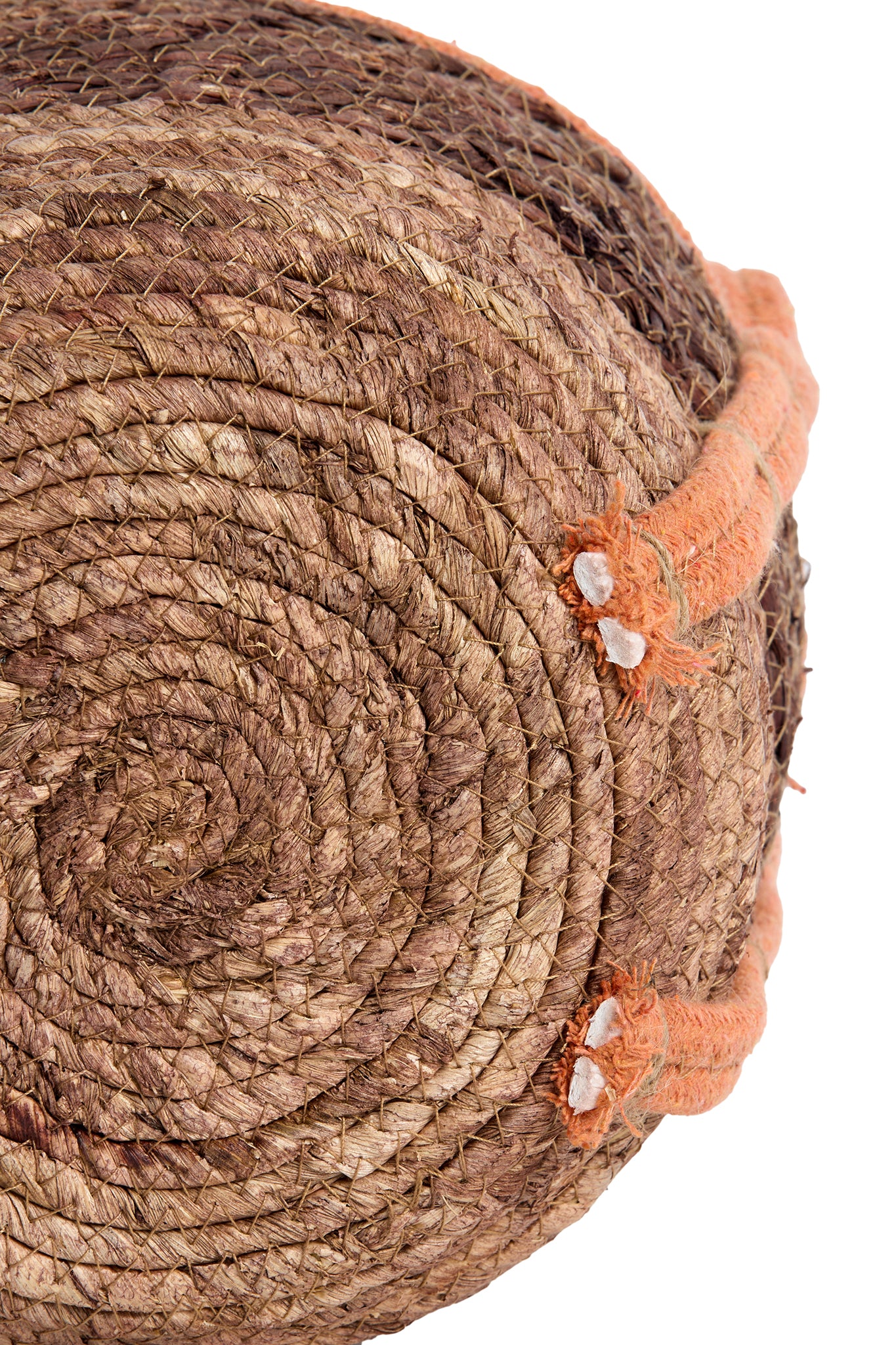 Korb KINSALE 3er Set – Ø 23 × 17 cm / Ø 28 × 20 cm / Ø 33 × 23 cm in braun, rot, terracotta