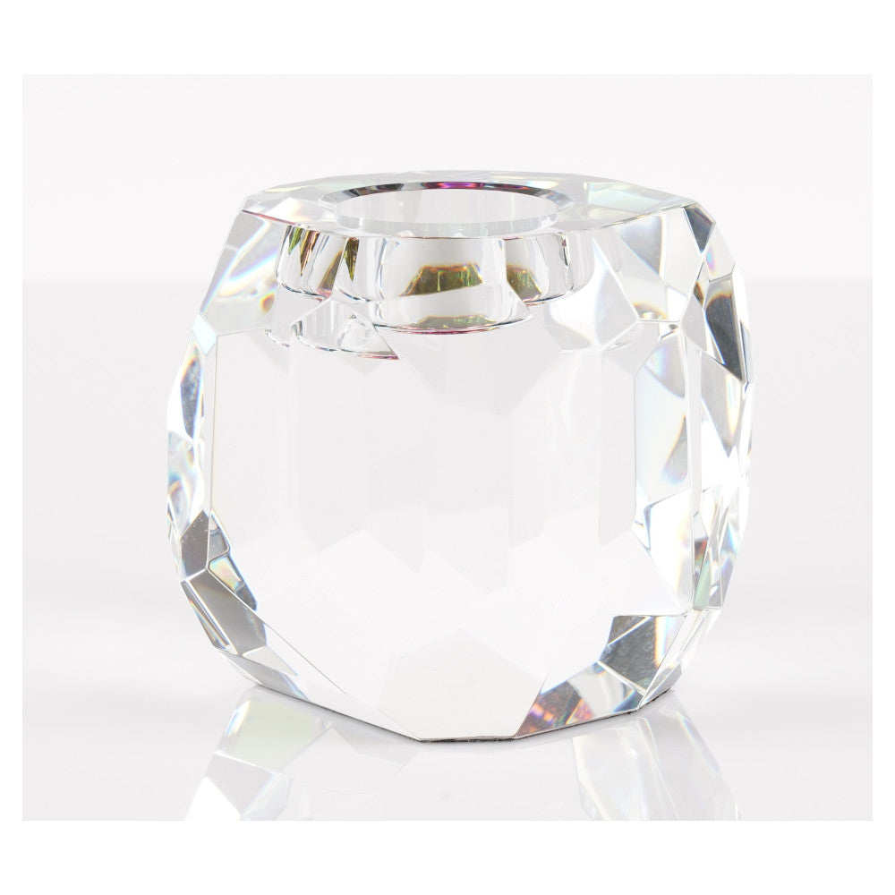 Kristallglas-Teelichthalter DIOPTRICS