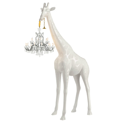 Giraffe in Love XL Indoor, H 4 metros - blanco o negro