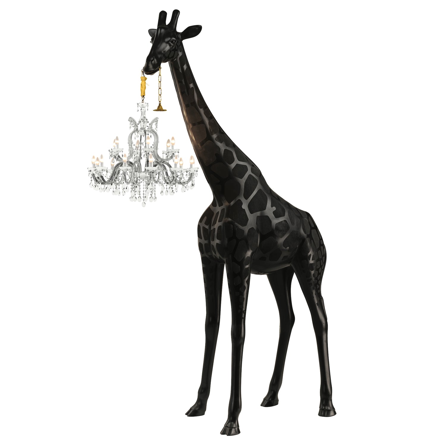 Giraffe in Love XL Indoor, H 4 metros - blanco o negro