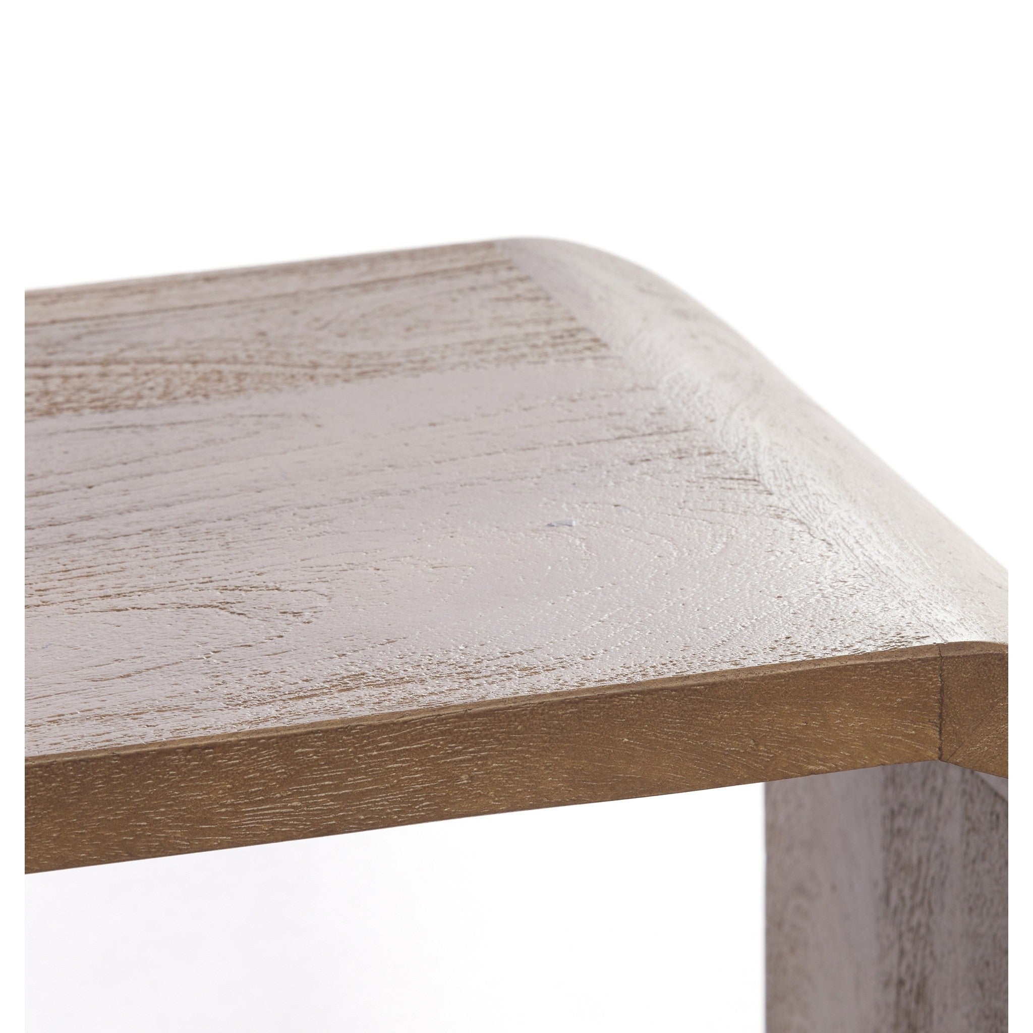 Dekoratives Sideboard mit offener Struktur und natürlicher Holzoptik