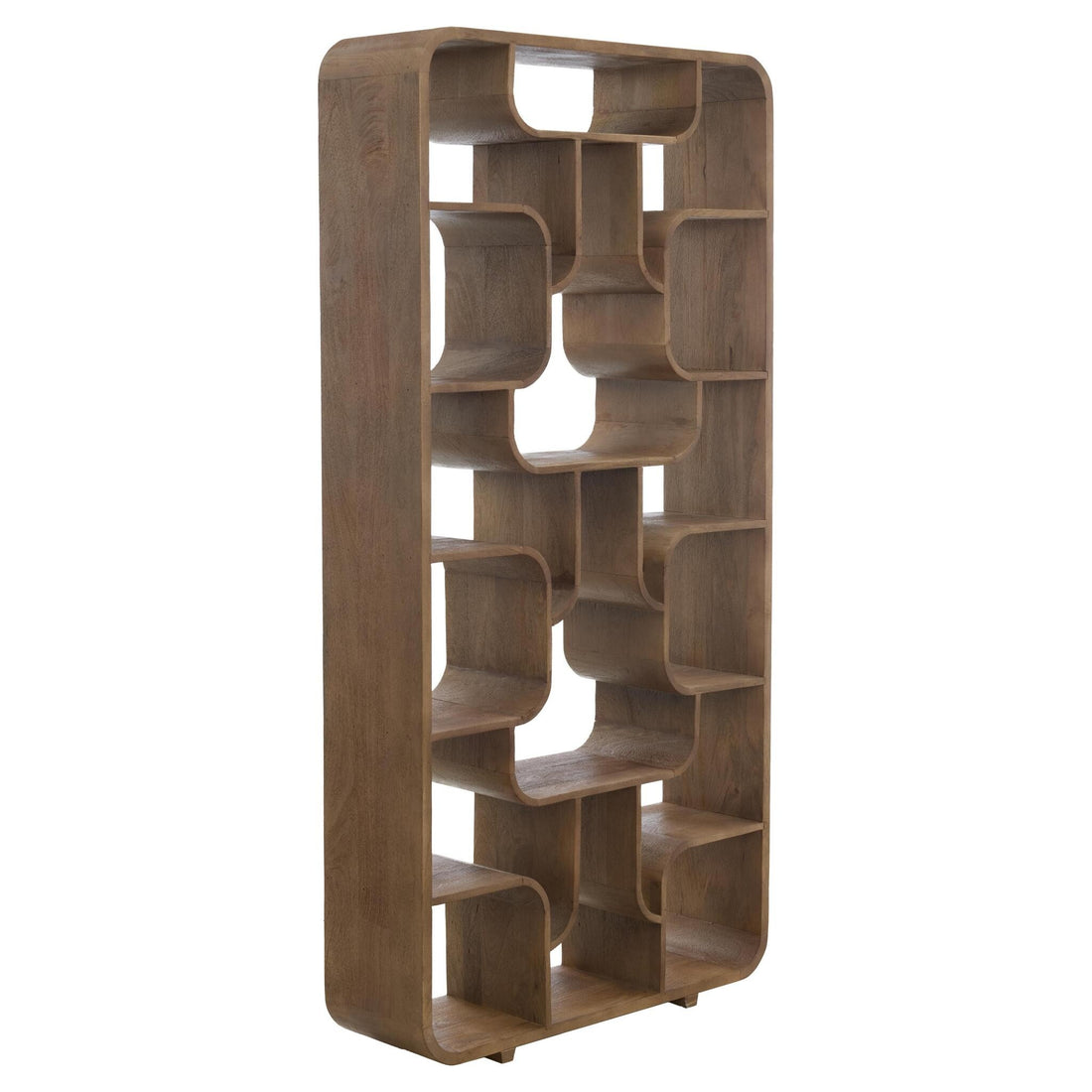 Offenes Regal mit skulpturaler Linienführung von Light &amp; Living