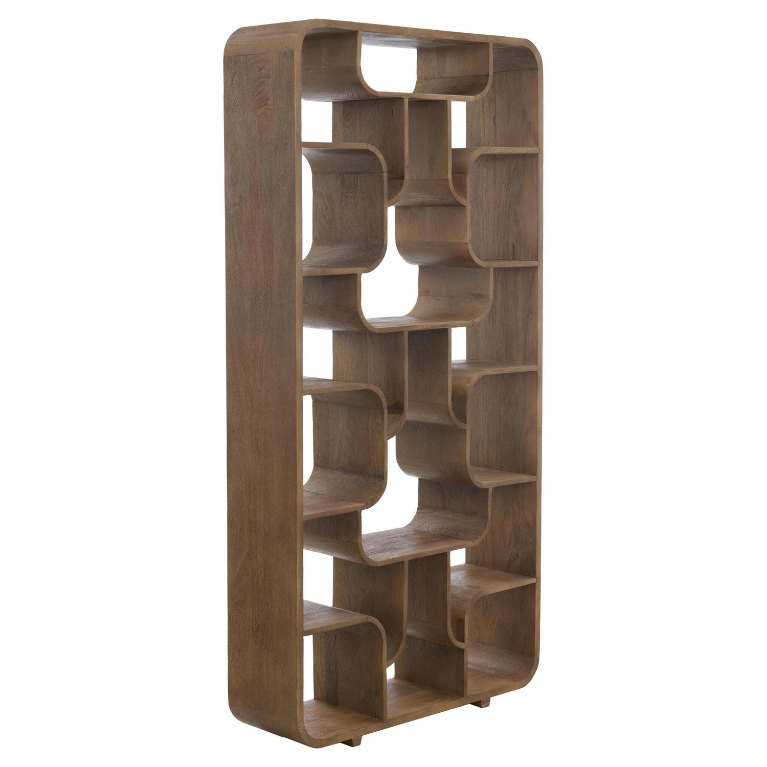 Offenes Regal mit skulpturaler Linienführung von Light &amp; Living