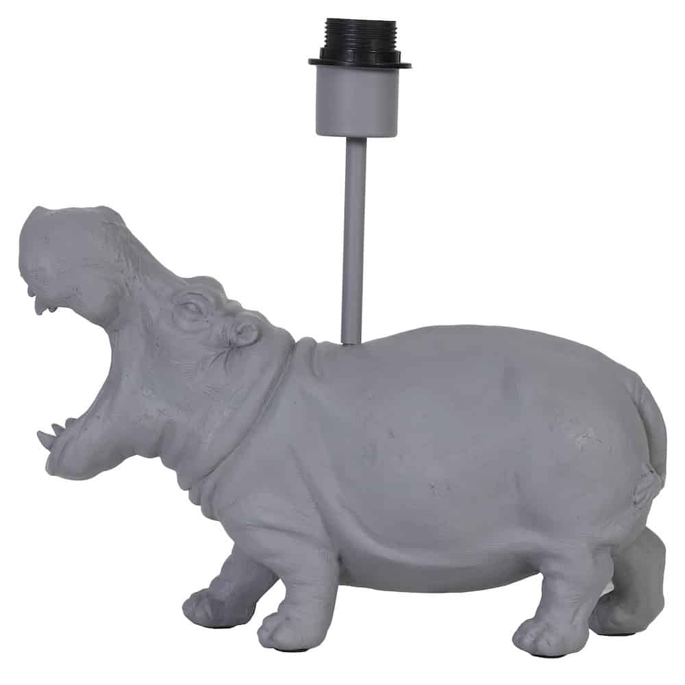 Tischlampe HIPPO grau