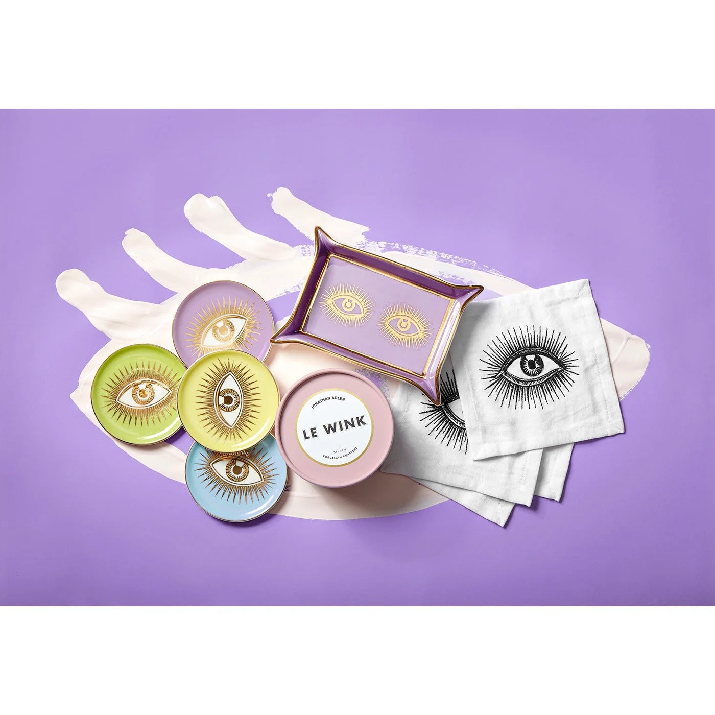 Le Wink Untersetzer – Set of 4