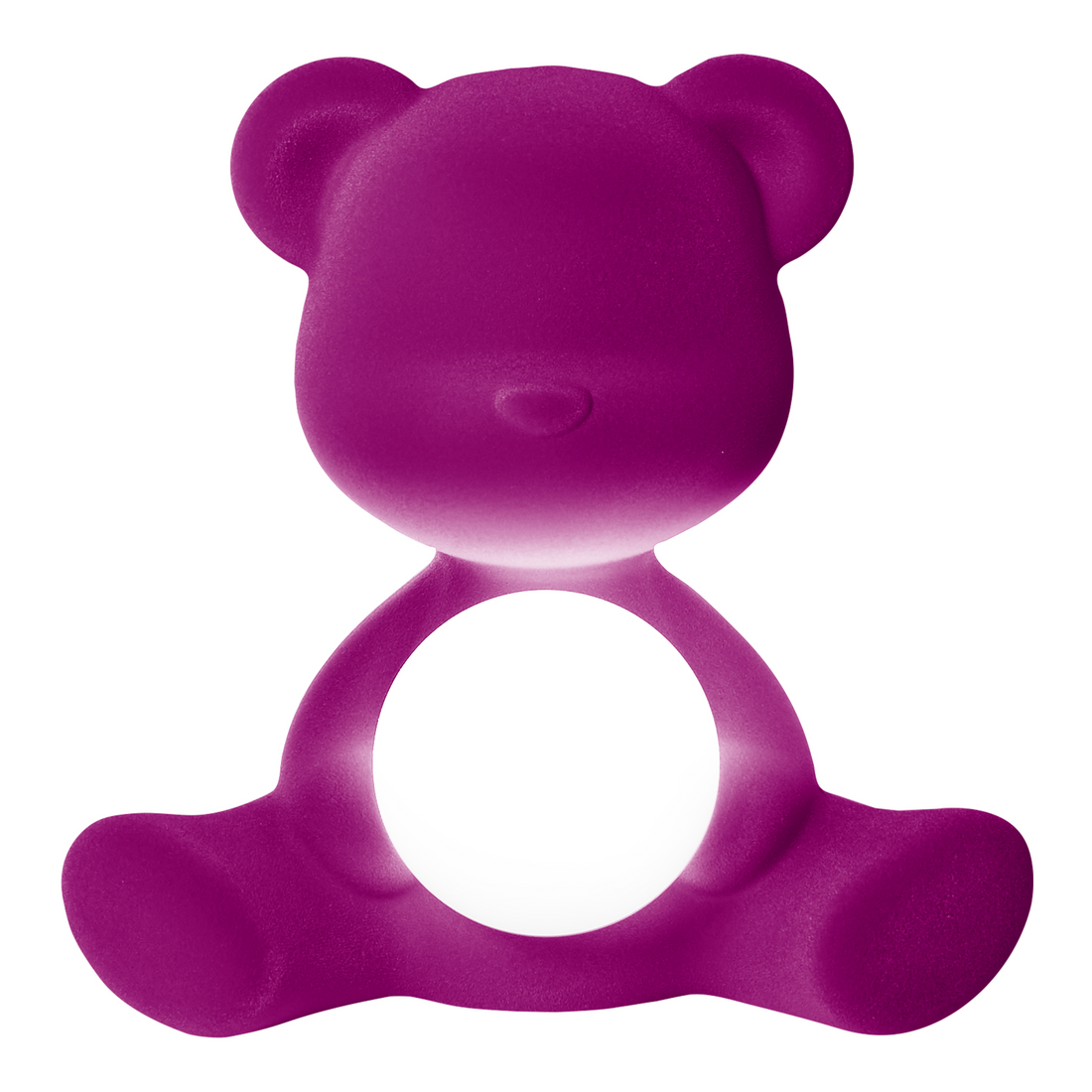 Stylishe Tischlampe in Violett mit kabellosem Design und Fernbedienung