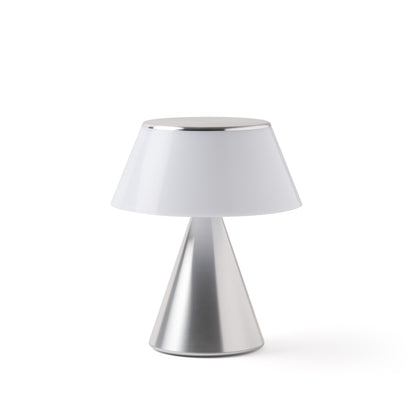 Lexon Tischleuchte LUMA L in Aluminium