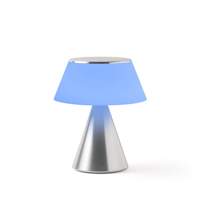 Lexon Tischleuchte LUMA L in Aluminium