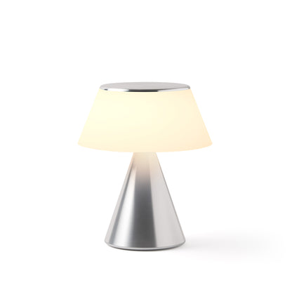 Lexon Tischleuchte LUMA L in Aluminium