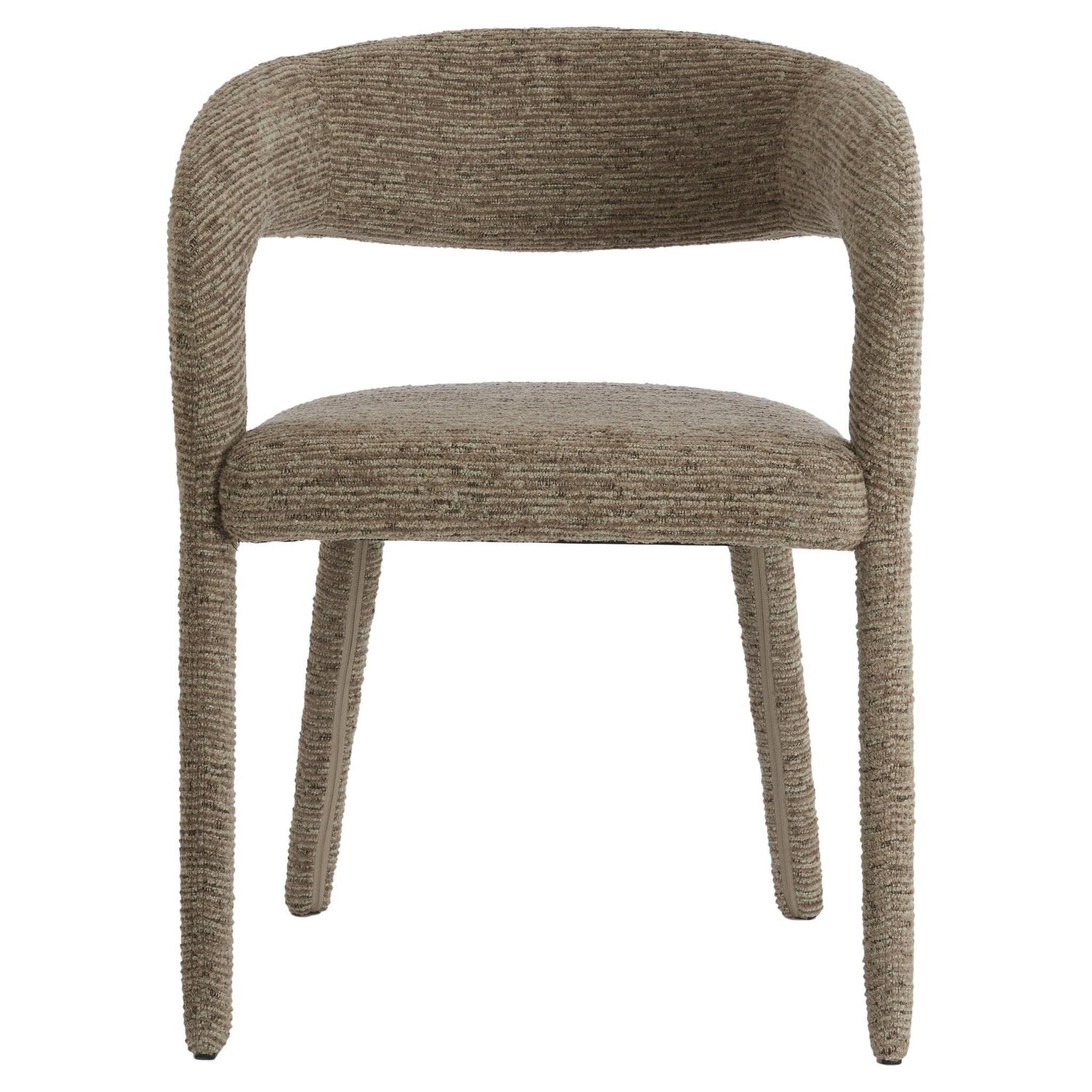 Esszimmerstuhl KYRAN in Braun von Light &amp; Living mit geschwungenen Armlehnen