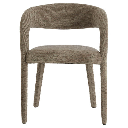 Esszimmerstuhl KYRAN in Braun von Light &amp; Living mit geschwungenen Armlehnen