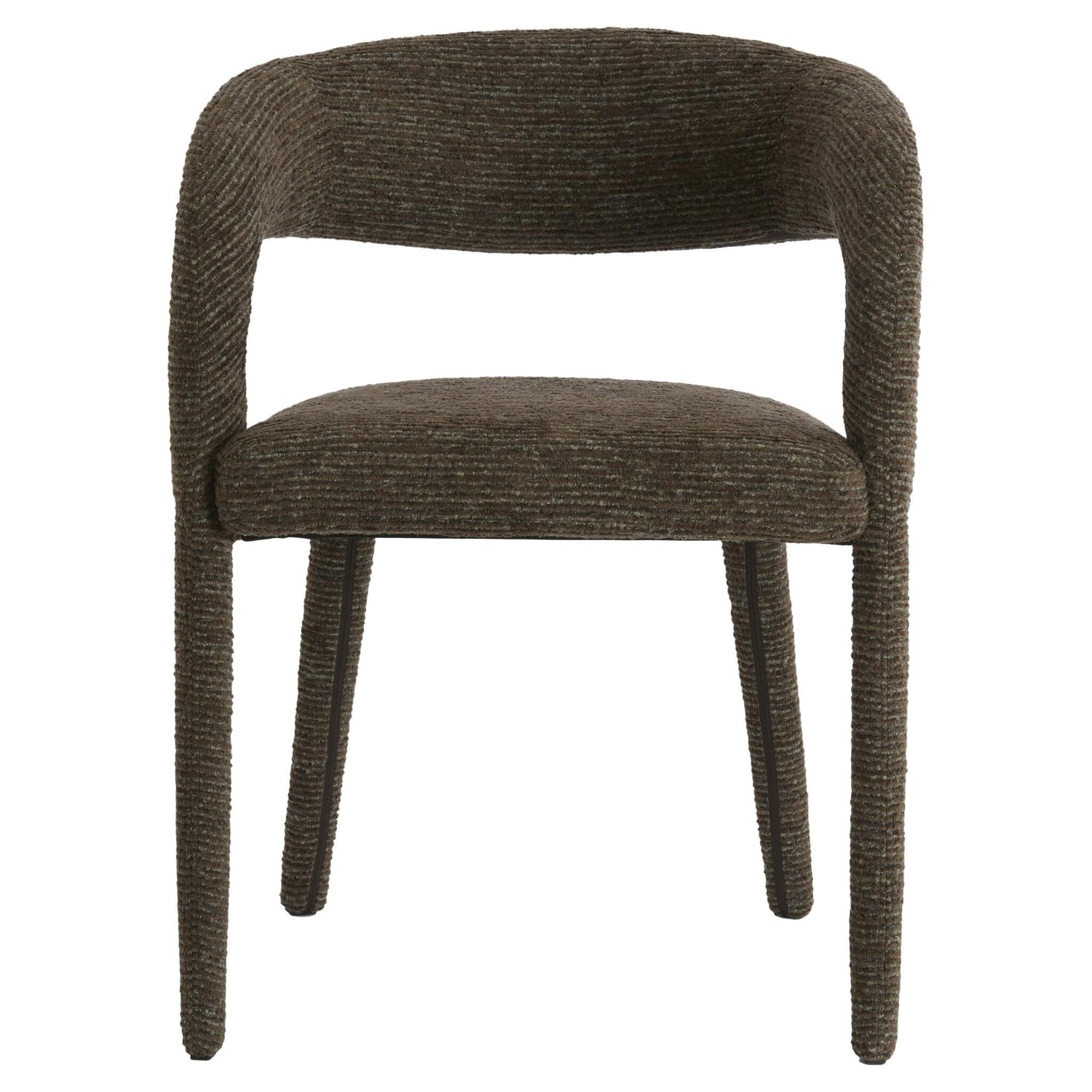 Esszimmerstuhl KYRAN in Chocolate Braun von Light &amp; Living mit geschwungenen Armlehnen