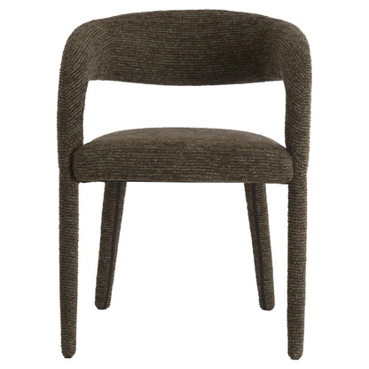 Esszimmerstuhl KYRAN in Chocolate Braun von Light &amp; Living mit geschwungenen Armlehnen