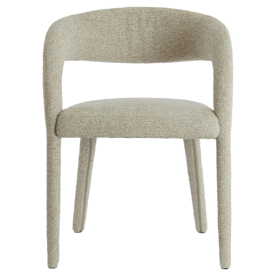 Beigefarbener Esszimmerstuhl KYRAN von Light &amp; Living mit geschwungenen Armlehnen