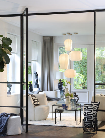 Weiße Pendellampe mit harmonischer Silhouette Light &amp; Living