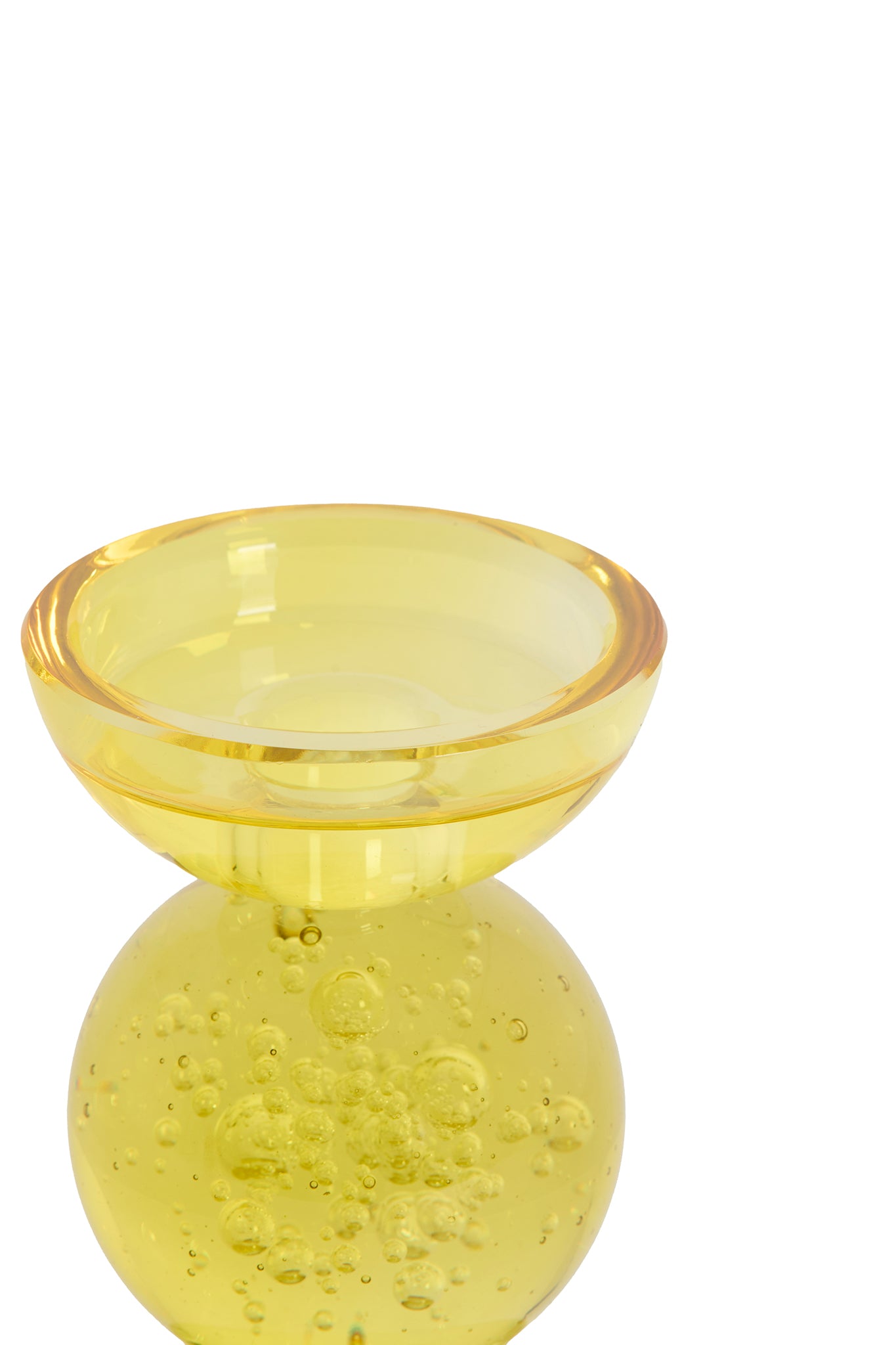 Kerzenhalter ITINGA gelb von Light &amp;amp; Living 