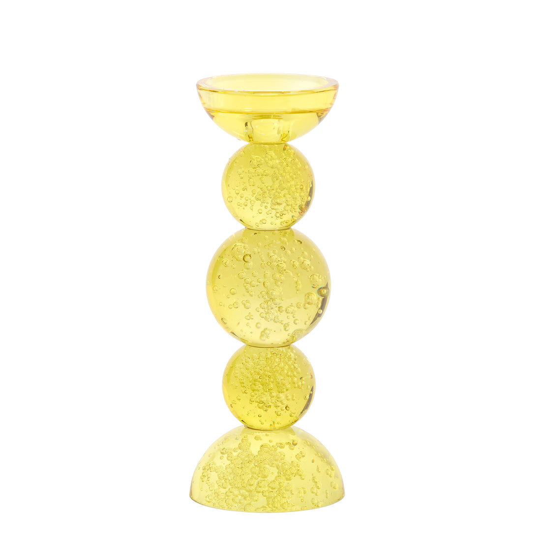 Kerzenhalter ITINGA gelb von Light &amp;amp; Living 