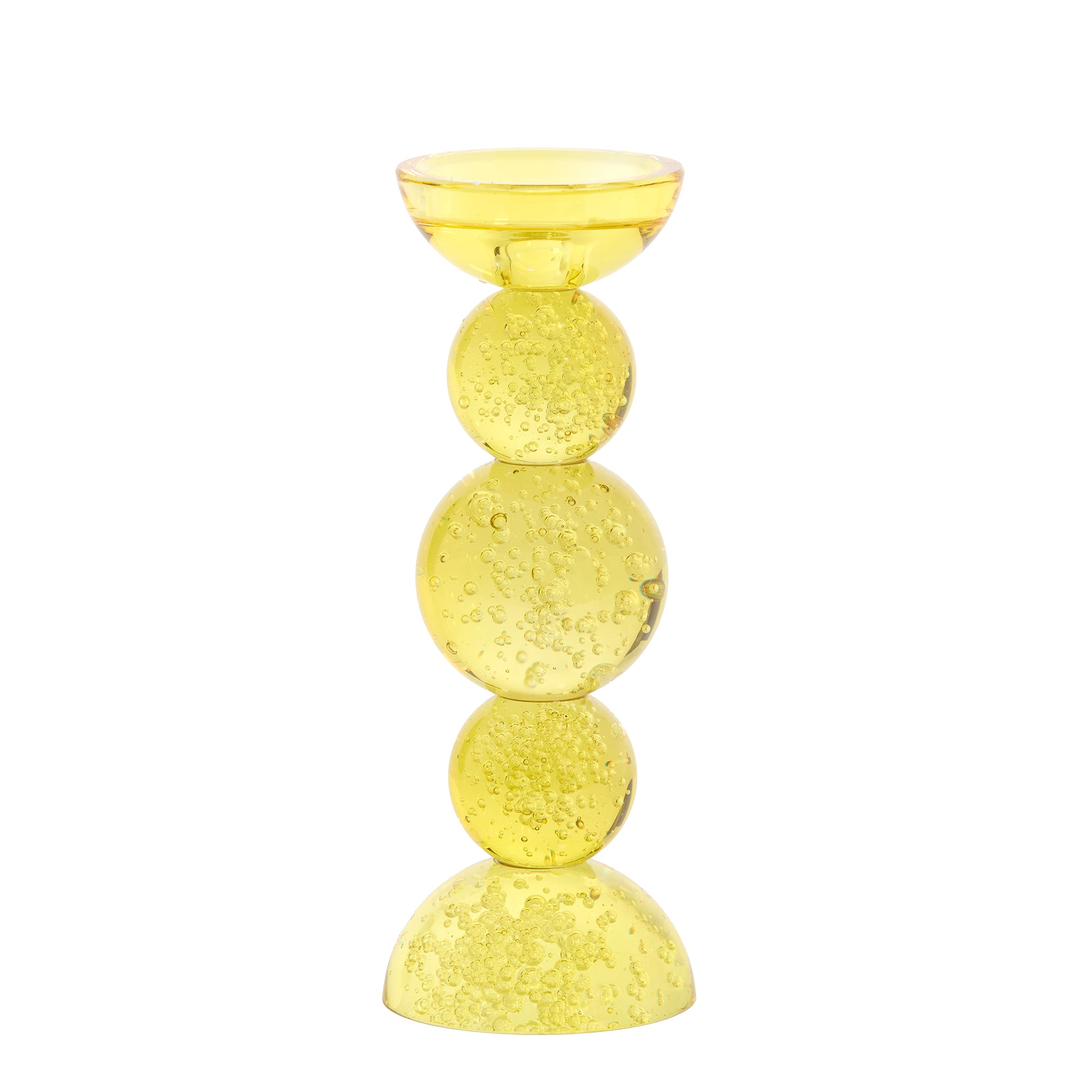Kerzenhalter ITINGA gelb von Light &amp;amp; Living 