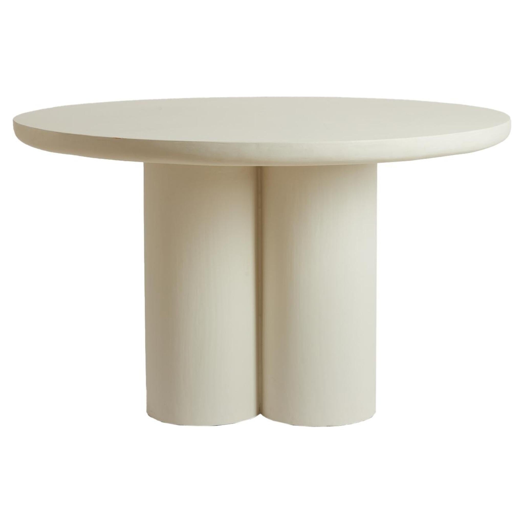 Runder Esstisch MIZUHO Ø130 cm in Crème von Light &amp; Living