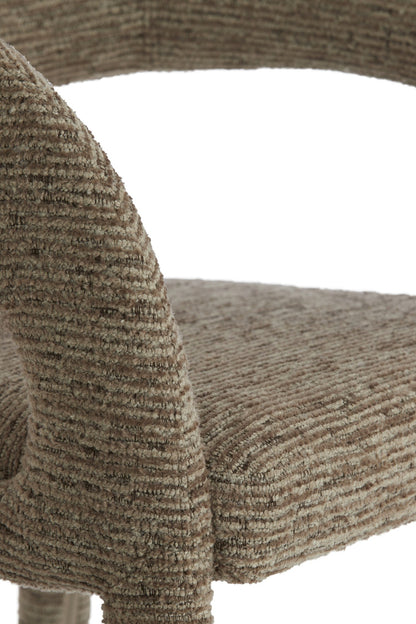 Essstuhl KYRAN mit rund verlaufender Rückenlehne