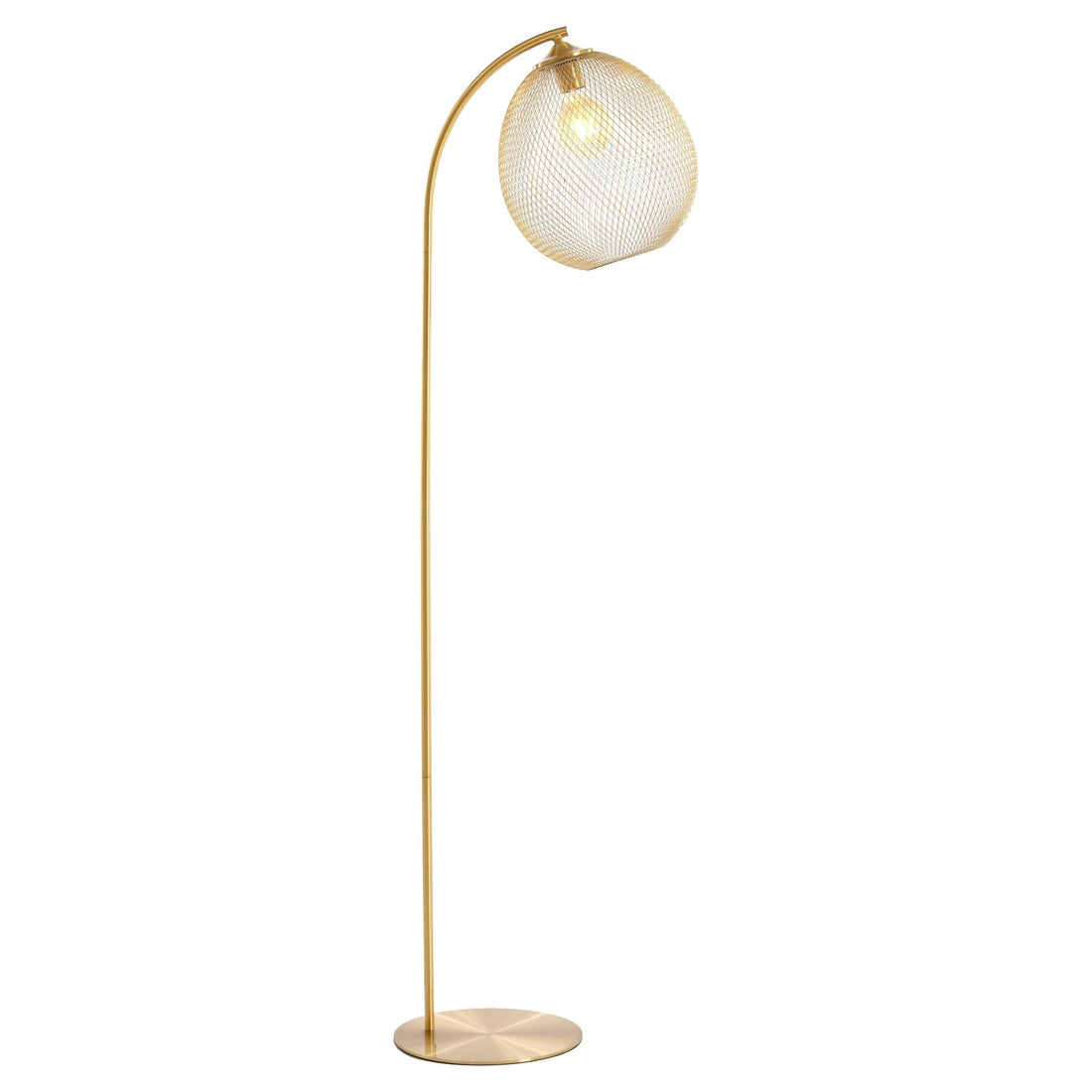 Goldene Stehleuchte MOROC für stilvolle Wohnräume