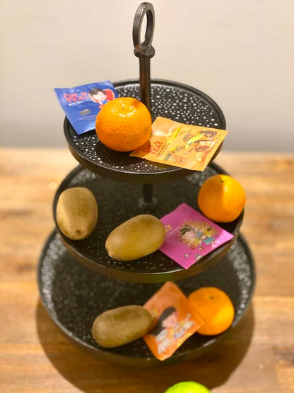 Etagere Lutek schwarz