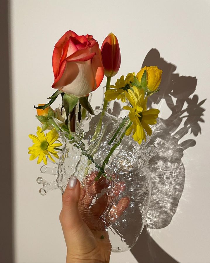Vase LOVE IN BLOOM Glas von Seletti