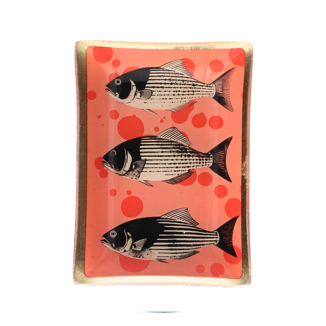 Glasteller Love Plates Fische 10x14cm von GiftCompany