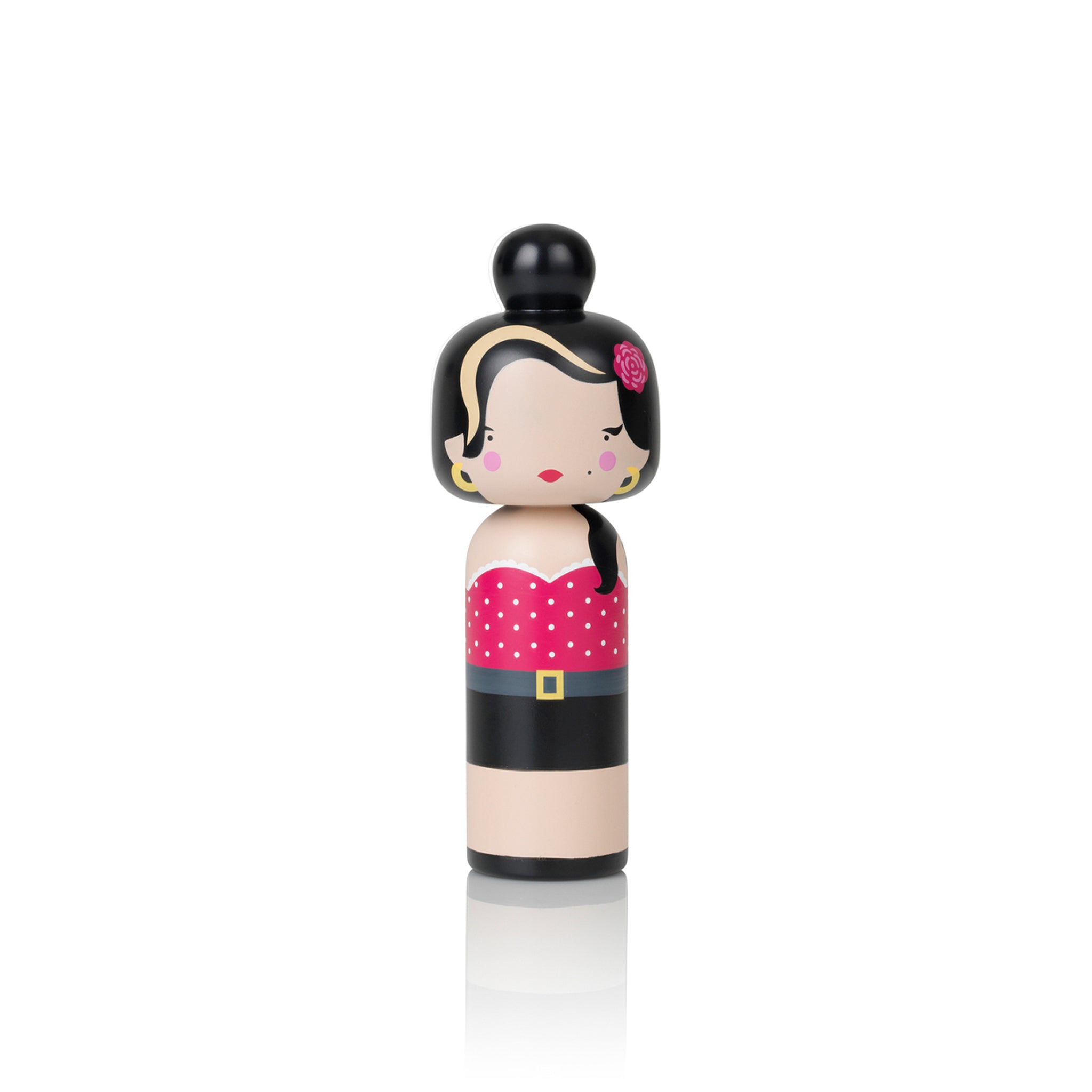 Kokeshi-Puppe AMY von Lucie Kaas – Eine Hommage an Amy Winehouse