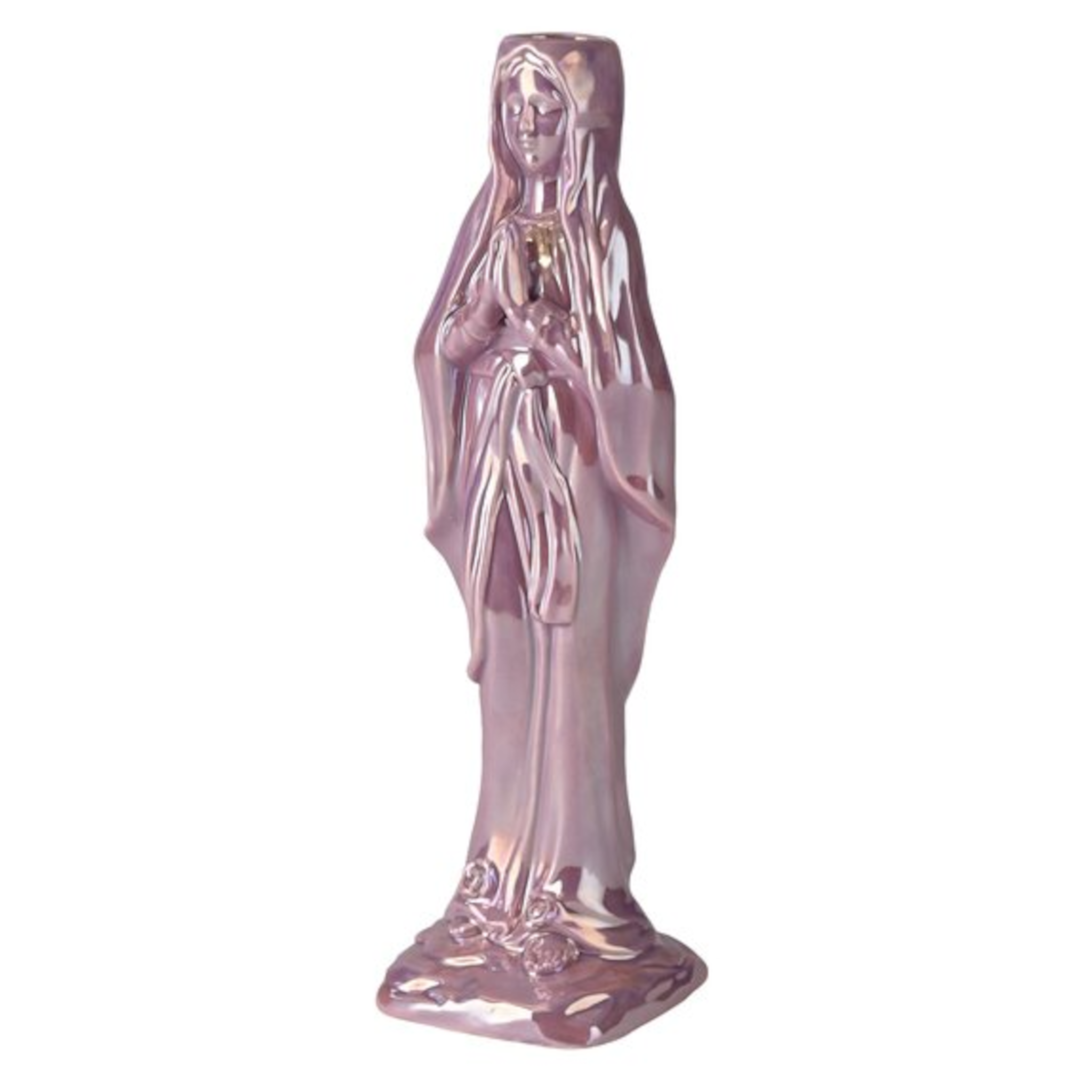 Kerzenhalter „Madonna“ von GiftCompany in Rainbow Violett.