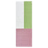Jacquardgewebter Color Block Teppich in Kiwi und Pink im Format 70x200 cm