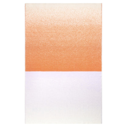 Wolldecke mit Sunset-Farben in Flieder, Gelb und Orange