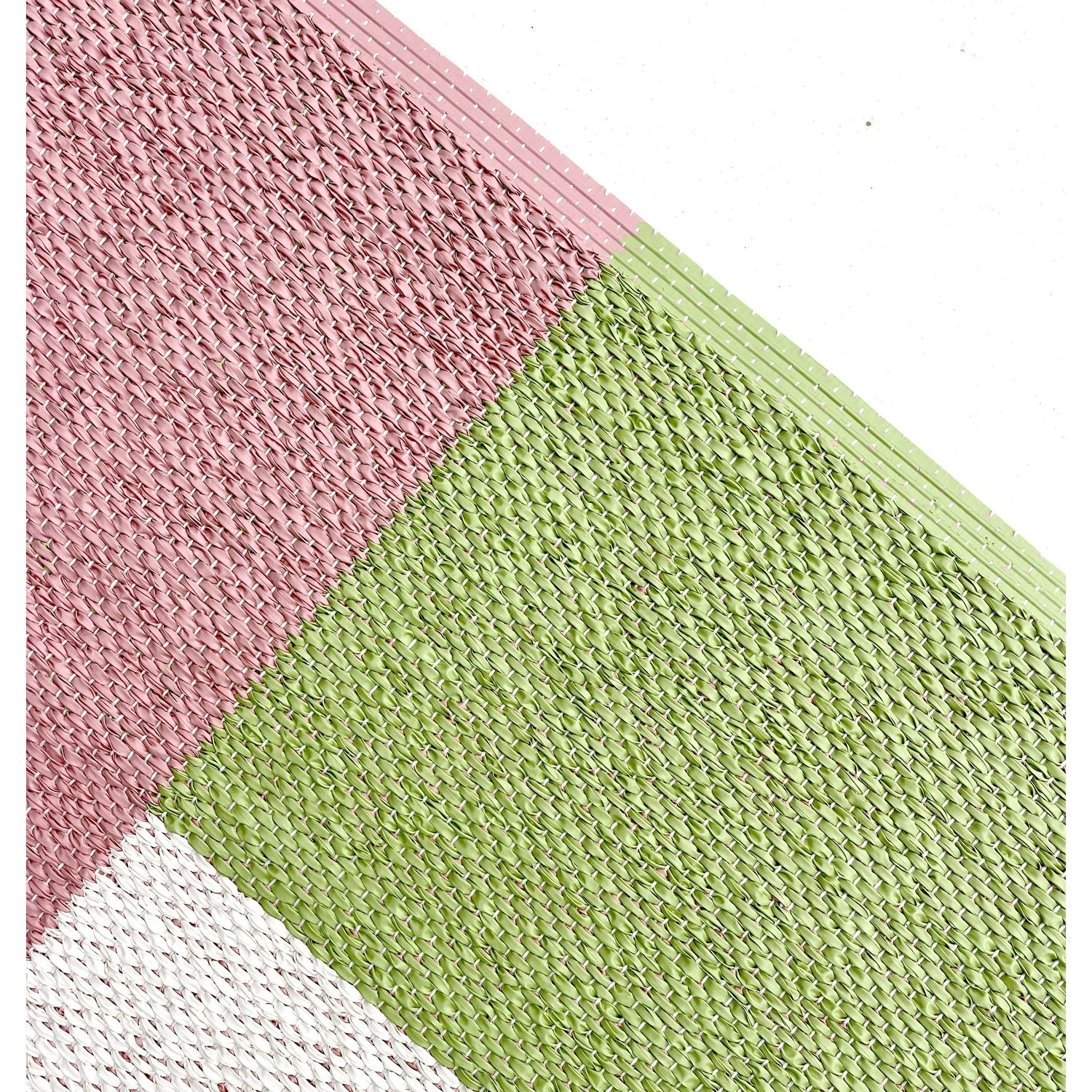 Pflegeleichter Teppich aus phthalatfreiem PVC mit Farbblock-Design