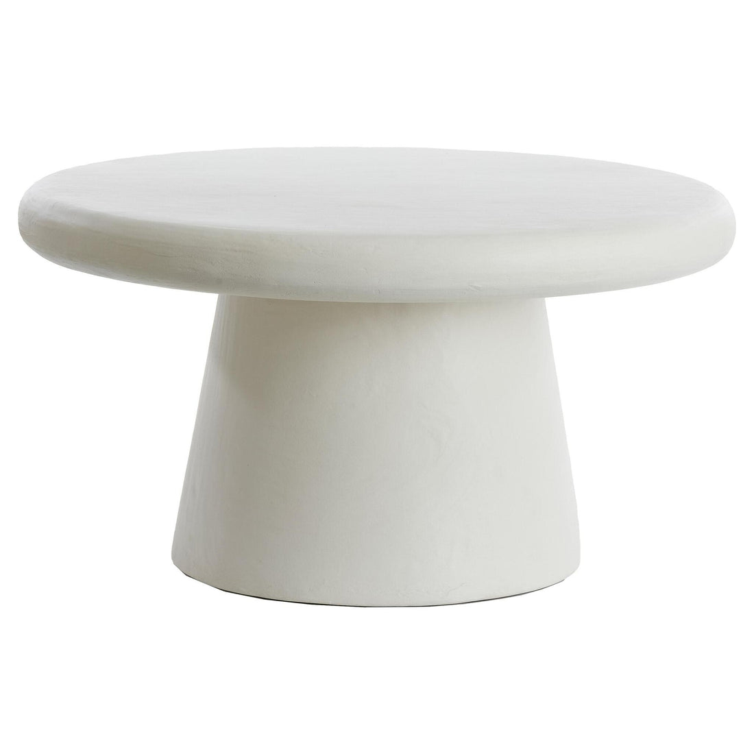 Couchtisch Ø70x38 cm KULONA crème für Wohnzimmer Design