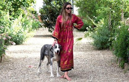 Kaftan MELOGRANO rot