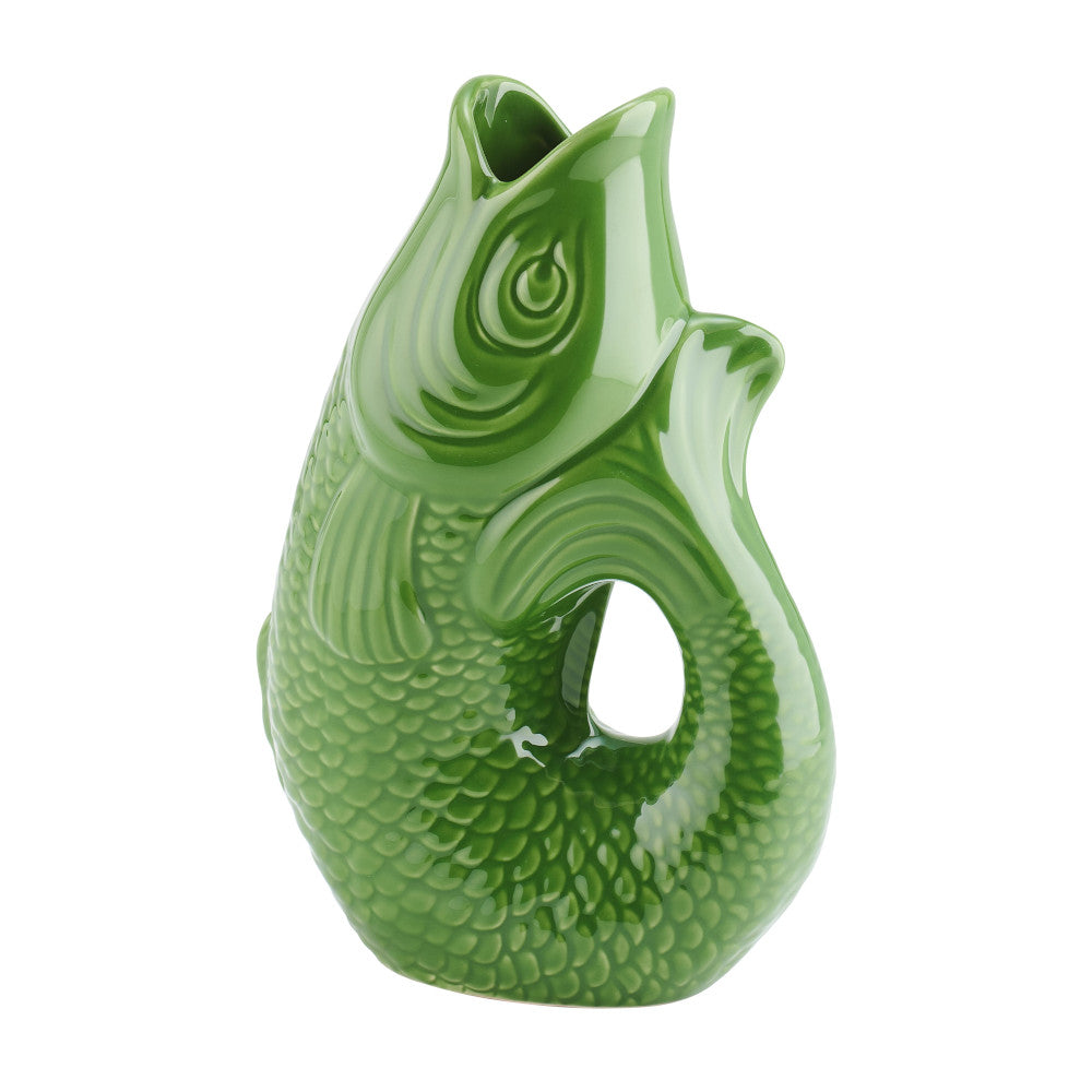 Vase MONSIEUR CARAFON Fisch green bay 2,7l / 21x31x12cm